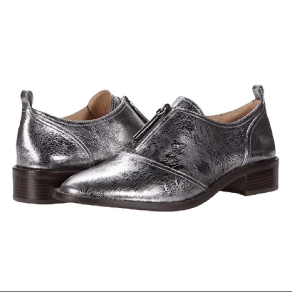 Louise et cie Fadi silver Oxford shoes